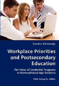 Paperback Workplace Priorities and Postsecondary Education Book