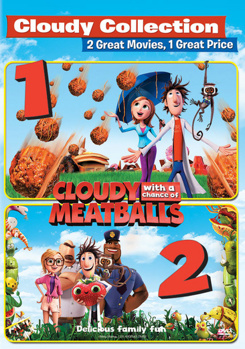 DVD Cloudy With A Chance Of Meatballs / Cloudy With A Chance Of Meatballs 2 Book