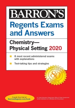 Paperback Regents Exams and Answers: Chemistry--Physical Setting 2020 Book