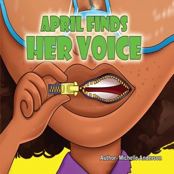 Paperback April Finds Her Voice [Large Print] Book