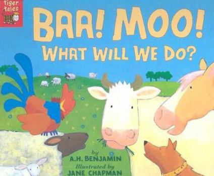 Paperback Baa! Moo!: What Will We Do? Book