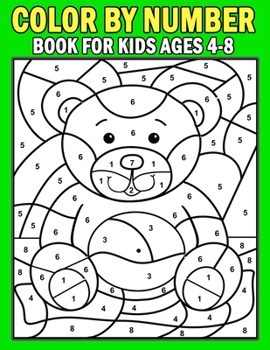 Paperback Color By Number Book For Kids Ages 4-8: Large Print Birds, Flowers, Animals and Pretty Patterns (Color by Number Activity book) Book