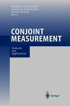 Hardcover Conjoint Measurement: Methods and Applications Book