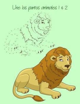 Paperback Animales une los puntos para niños 1 & 2 [Spanish] Book