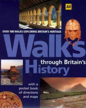 Paperback Aa Walks Through Britain's History Book