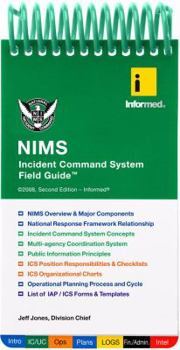 Spiral-bound Nims Incident Command System Field Guide Book