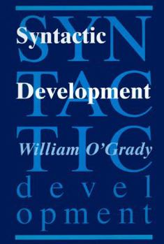 Paperback Syntactic Development Book