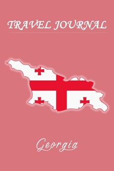 Travel Journal Georgia 50 Half Blank Pages