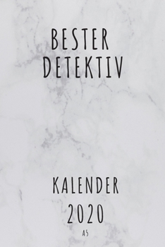 BESTER Detektiv KALENDER 2020: Cooles Geschenk für einen Detektiv - Kalender Geschenkidee für das Jahr 2020 im White Design - mit zusätzlicher ... - Neujahrs Geschenk (German Edition)
