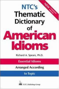 Paperback NTC's Thematic Dictionary of American Idioms Book