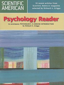 Paperback Scientific American Reader for Psychology: A Concise Introduction Book