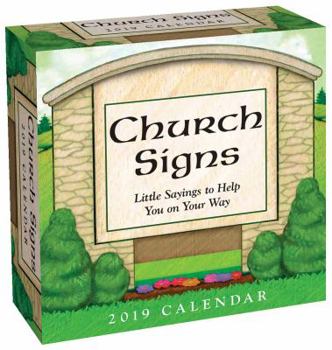 Calendar Church Signs 2019 Day-to-Day Calendar Book