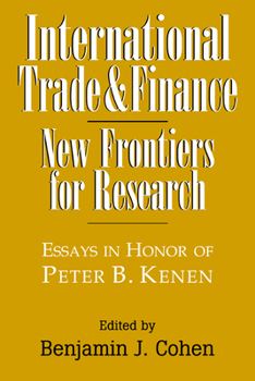 Paperback International Trade and Finance: New Frontiers for Research Book