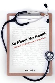 Paperback All about My Health: Personal Medical Records Organizer Book
