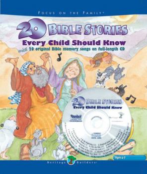 Hardcover 20 Bible Stories Every Child Should Know [With CD] Book