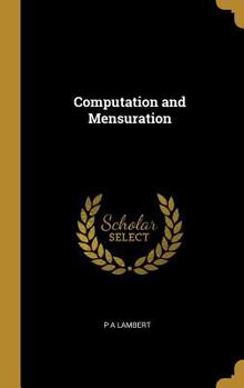 Hardcover Computation and Mensuration Book