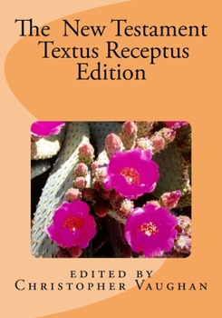 Paperback The New Testament Textus Receptus Edition Book
