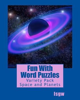 Paperback Fun with Word Puzzles: Variety Pack - Space and Planets Book