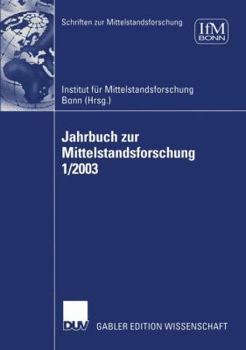 Paperback Jahrbuch Zur Mittelstandsforschung 1/2003 [German] Book