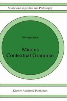 Hardcover Marcus Contextual Grammars Book