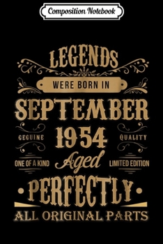 Composition Notebook: September 1943 76th Birthday Gift 76 Years Old  Journal/Notebook Blank Lined Ruled 6x9 100 Pages