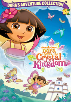 DVD Dora The Explorer: Dora Saves The Crystal Kingdom Book