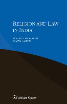 Paperback Religion and Law in India Book