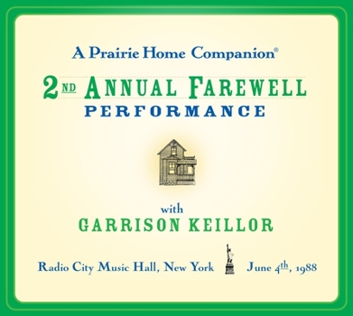 Audio CD A Prairie Home Companion: The 2nd Annual Farewell Performance Book