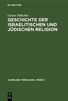 Hardcover Geschichte der israelitischen und jüdischen Religion [German] Book