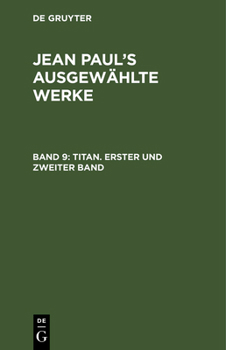 Hardcover Titan. Erster und zweiter Band [German] Book