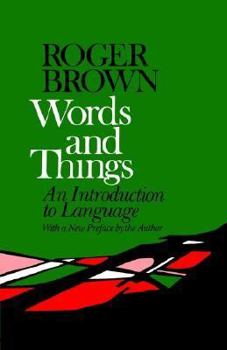 Paperback Words and Things Book