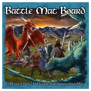Toy Battle Mat Board Dungeon and Grassland Book