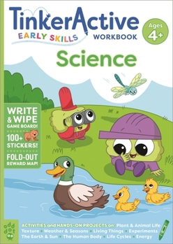 Paperback Tinkeractive Early Skills Science Workbook Ages 4+ Book
