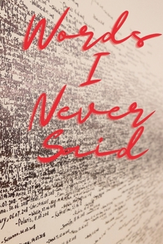 Paperback Words I Never Said Book