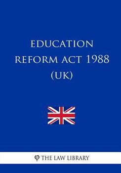 Paperback Education Reform Act 1988 Book