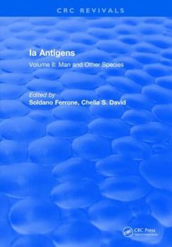 Hardcover Ia Antigens: Volume II: Man and Other Species Book