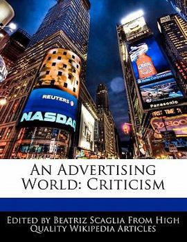 Paperback An Advertising World: Criticism Book