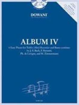Paperback Album IV for Treble (Alto) Recoreder and Basso Continuo Book