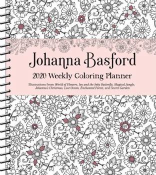 Calendar Johanna Basford 2020 Weekly Coloring Planner Calendar Book