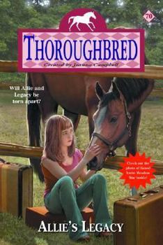 Paperback Thoroughbred #70: Allie's Legacy Book