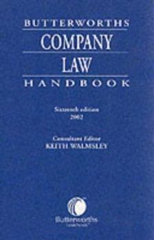 Paperback Butterworths Company Law Handbook Book