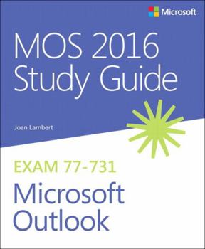 Paperback Mos 2016 Study Guide for Microsoft Outlook Book