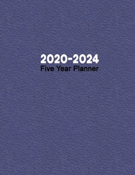 Paperback 2020-2024 Five Year Planner: 5-Year Monthly Planner, Diary & Appointment Pages with To Do List & Priorities - Designed for Ease of Use with Spread Book