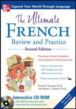 Paperback The Ultimate French Review and Practice [With CDROM] Book