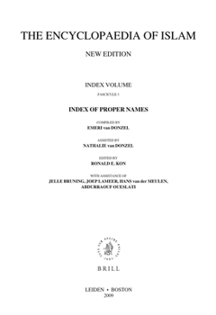 Hardcover Encyclopaedia of Islam, Index of Proper Names Book