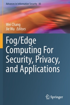 Paperback Fog/Edge Computing for Security, Privacy, and Applications Book