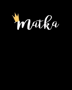 Paperback Matka: 2020 Monthly Planner Dated Journal 8" x 10" 110 pages Notebook Book