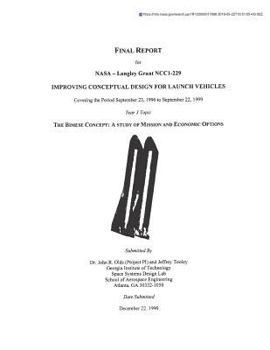 Paperback Improving Conceptual Design for Launch Vehicles. the Bimese Concept: A Study of Mission and Economic Options Book