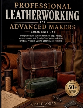 Professional Leatherworking for Advanced Makers (2026 Edition): Design and Build Durable Handmade Bags, Wallets, and Accessories — A Step-by-Step ... Precision Cutting, Stitching, and Finishing