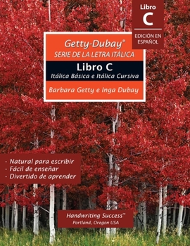 Paperback Getty-Dubay Serie de la Letra Itálica Libro C [Spanish] Book